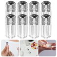 thumbnail image 1 of BESTYASH 20Pack Small Plastic Bottle Transparent Compact Clear Body For Daily Use, 1 of 6