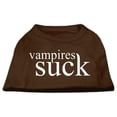 thumbnail image 1 of Vampires Suck Screen Print Shirt Brown Xs (8), 1 of 1