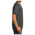 thumbnail image 6 of Mafoose Mens Core Cotton V-Neck T-Shirt Charcoal 2X-Large, 6 of 6