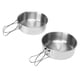 thumbnail image 1 of Kit de desorden de utensilios de cocina para acampar, Tazón de acero inoxidable para exteriores Tazón plegable de acero inoxidable Tazón de acero inoxidable portátil para aca, 1 of 9