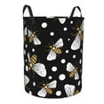 thumbnail image 2 of Bingfone Honey Bees At Night Waterproof Foldable Laundry Hamper Bucket With Handles For Storage Bin,Clothes Hamper (Medium), 2 of 8