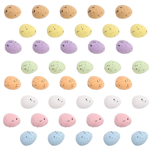 HONITANO 100 Pcs Faux Chicken Eggs for Easter Decorations, Party Favors, Crafts and Holiday Projects