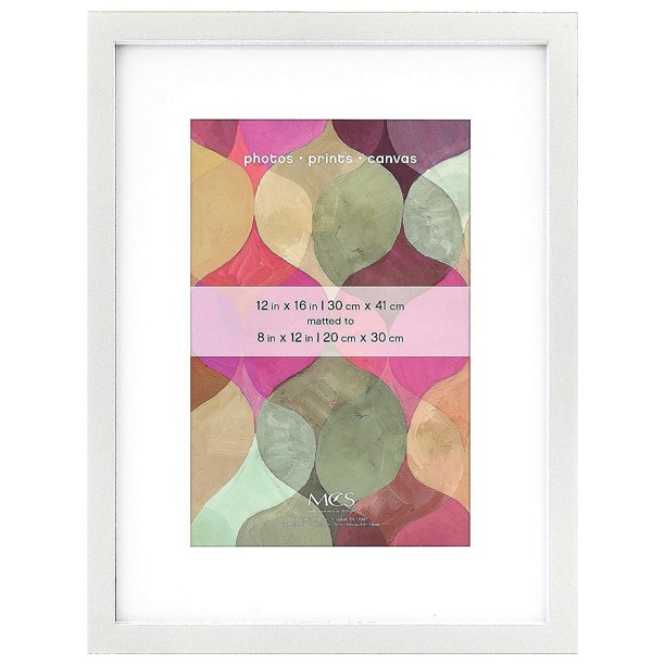 Art ShadowBox 12x16 8x12 White Wood frame w 13 8in depth 8x12