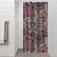 thumbnail image 2 of Multicolor Ethnic Patchwork Pattern Shower Curtain 36"x72" ,Bathroom Decorative Shower Curtains Set with 12 Hooks,Modern Waterproof Washable Shower Curtain, 2 of 6