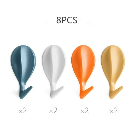 

8pcs/set Hot Air Shape Balloon Hooks Wall Hanging Kitchen Seamless Hooks