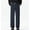 Dark Blue, variant on Wide Leg Dress Pants Men Loose Fit Pleated Inseam Stretchable Elastic Waist Old Money Baggy Slacks