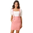 thumbnail image 1 of Falda de tirantes Rectos Allegra K Día de San Patricio Rosa XL, 1 of 6