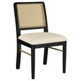 thumbnail image 3 of Arini Rattan Cane Dining Side Chair Black (Set of 2), 3 of 13