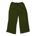 thumbnail image 1 of Pantalón George para Dama Corte Recto con Bolsas Laterales Verde Militar Talla 40, 1 of 4