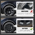 thumbnail image 6 of Wheel Protection Guards Induction Rims Caps For Tesla Model Y 20 Inch Matte Black Covers Set of 4, 6 of 10