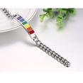 thumbnail image 4 of Pulsera de acero inoxidable Yuyangstore Rainbow, 4 of 8