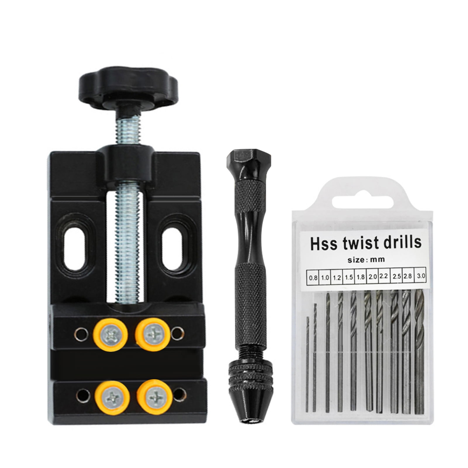 10pcs Small 0.8mm Auger Drill Bit Mini Press HSS PCB Drilling Electric DIY Tool 