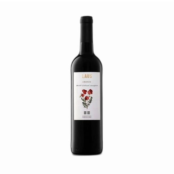 Vino Tinto Laus Crianza Merlot Cabernet Sauvignon 750 ml