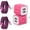 Pink, variant on Charging Block, 2 Pack USB Wall Charger with 10FT Type C Charging Cable USB C Cable Phone Cables, Dual Port Phone Charger Android Charger Fast Charger Block USB Plug Adapter USB Charging Block,Purple