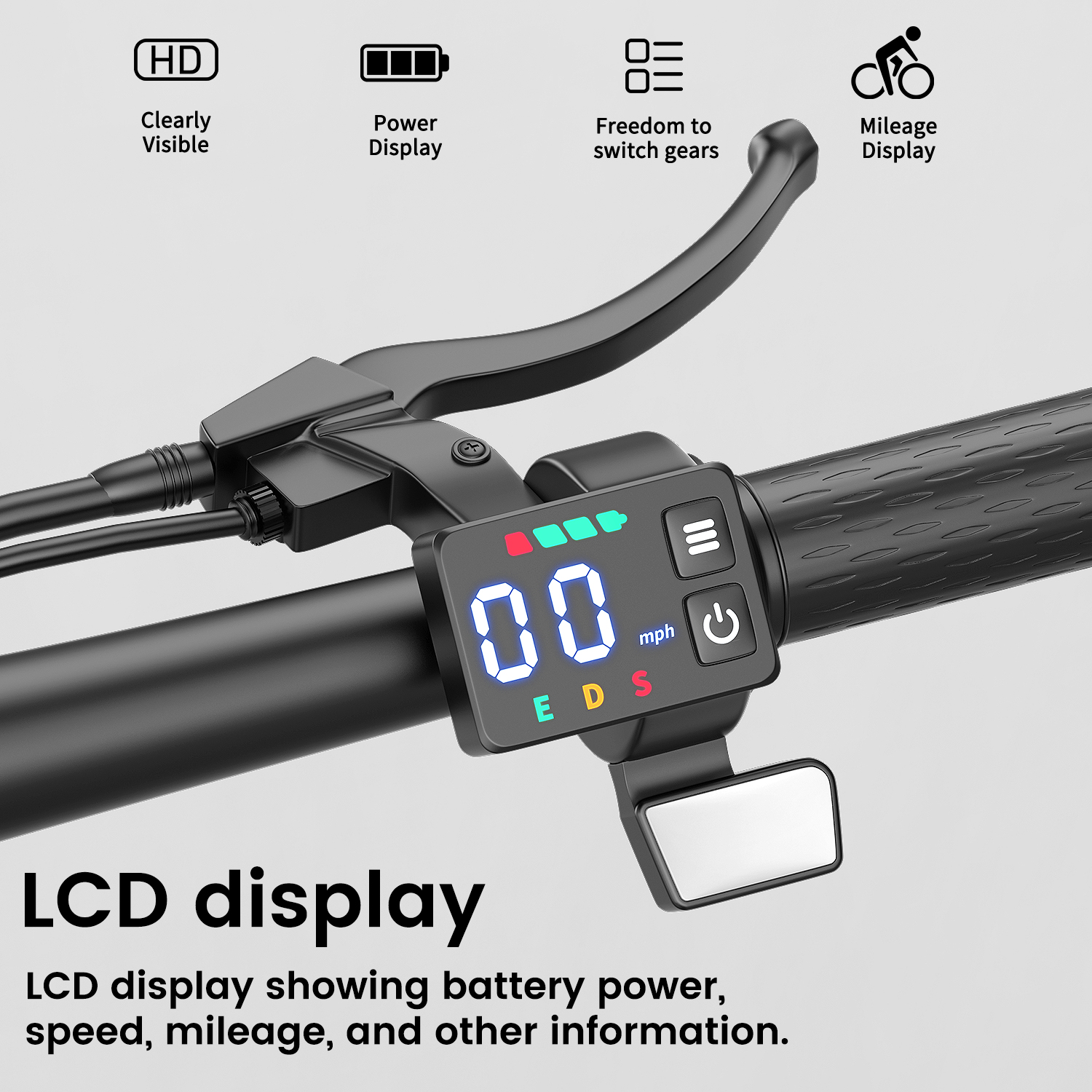 Electric Scooter with Seat, Peak 1200W, 25 MPH and 45 Miles, 14" Tire,48V 16.5AH 500Wh Battery Dual Shock Absorbing Scooter with Basket Box,E Scooter for Adults Commuter & Urban Travel
