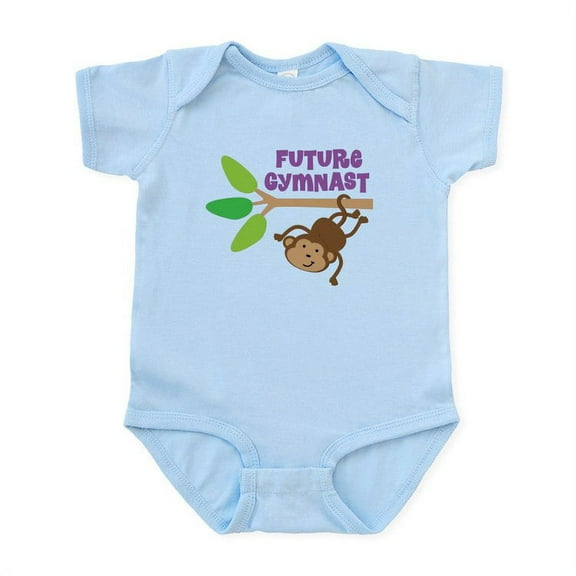 CafePress - Future Gymnast Infant Bodysuit - Baby Light Bodysuit, Size Newborn - 24 Months