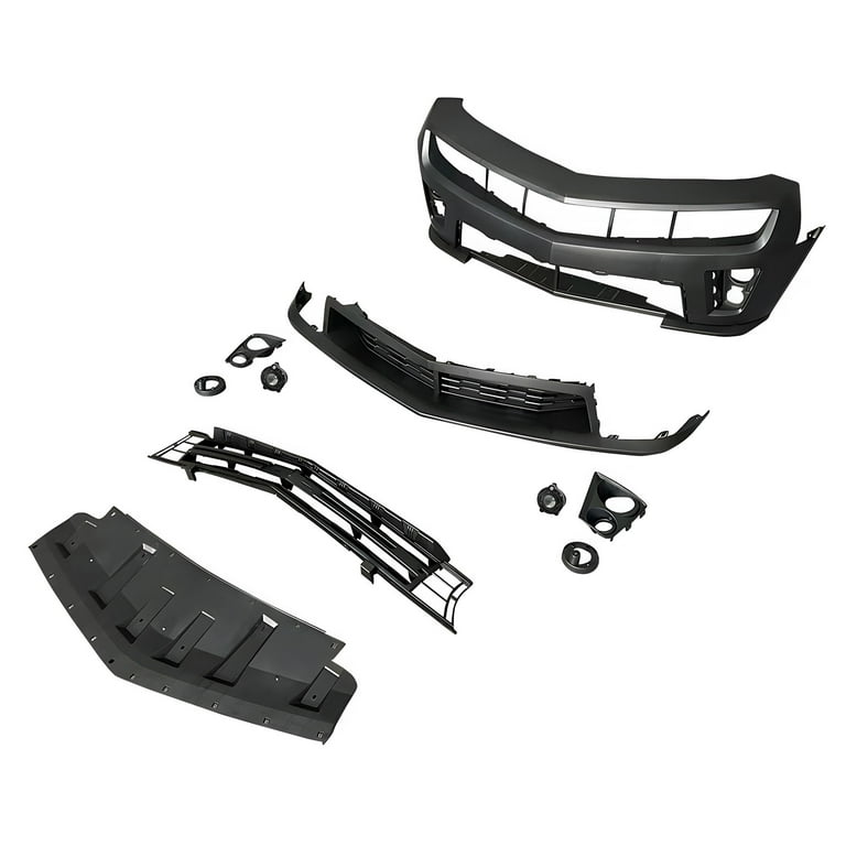 Chrome Billet Grille Insert For 2010-2013 Chevy Camaro SS V8 - Lower Front Bumper