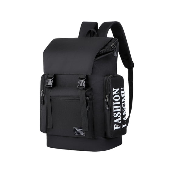 Huzdenx Large Capacity Men's Backpack, Casual Travel Laptop Daypack, Comfort Multi Pocket Shoulder Bag for Business Commute Outdoor Trips