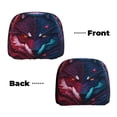 thumbnail image 3 of Headrest Covers for Cars Accessories Interior for Women Men 2Pcs - Cool Wolf Head Head Rest Cover for Car Decorations, Car Headrest Cover for Car Decor Interior, 3 of 8