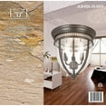 thumbnail image 2 of SUPERHUNTER 11" Oil-Rubbed Bronze Finish Flush Mount Fixture, 2 of 2
