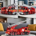 thumbnail image 4 of Fire Engine Truck Building Blocks Set,APP Remote Control RC Fire Engine Toy Set 22005,Emergency Vehicle Building Toys, Large Fire Truck Model Car Toy,3047 PCS, 4 of 7