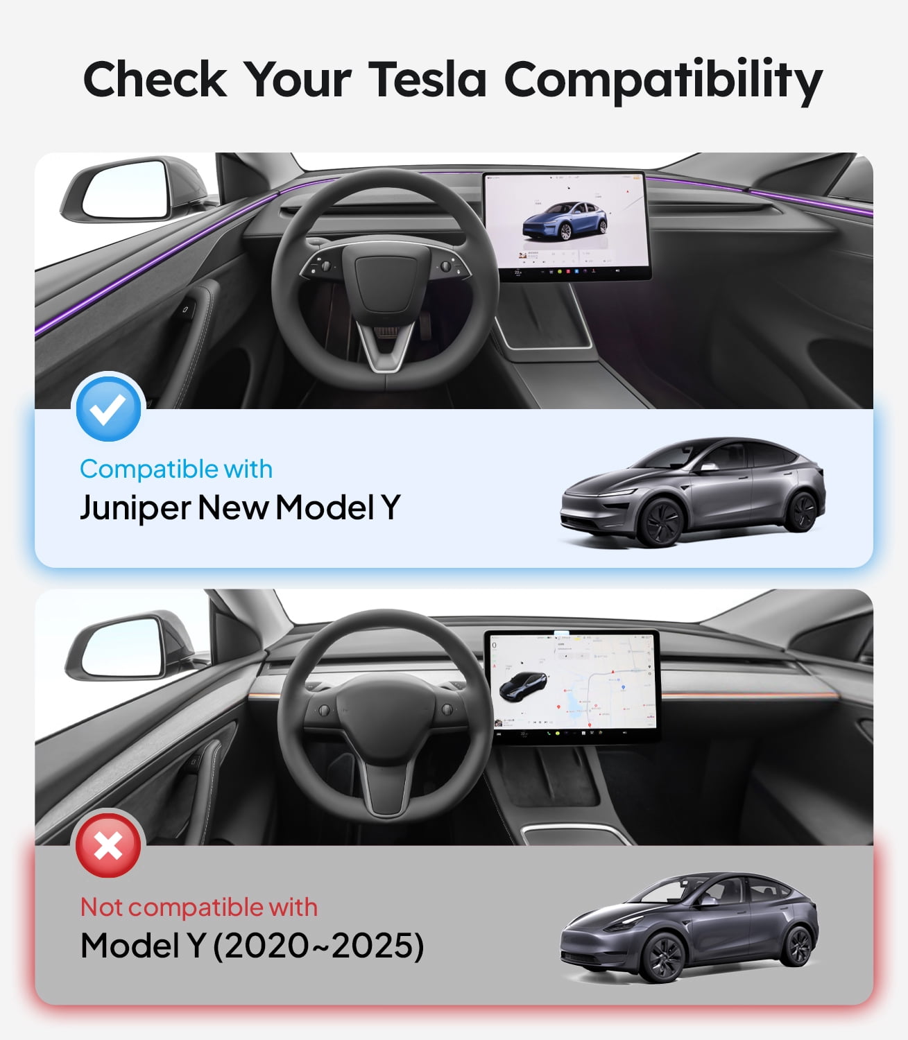 Wigoo Tesla New Model Y Juniper Accessories Sunshade Roof [Never Sag, Nano Ice-Crystal Coatings] Heat Insulation Glass Sun Shade for Model Y 2025 2026 Launch, Black