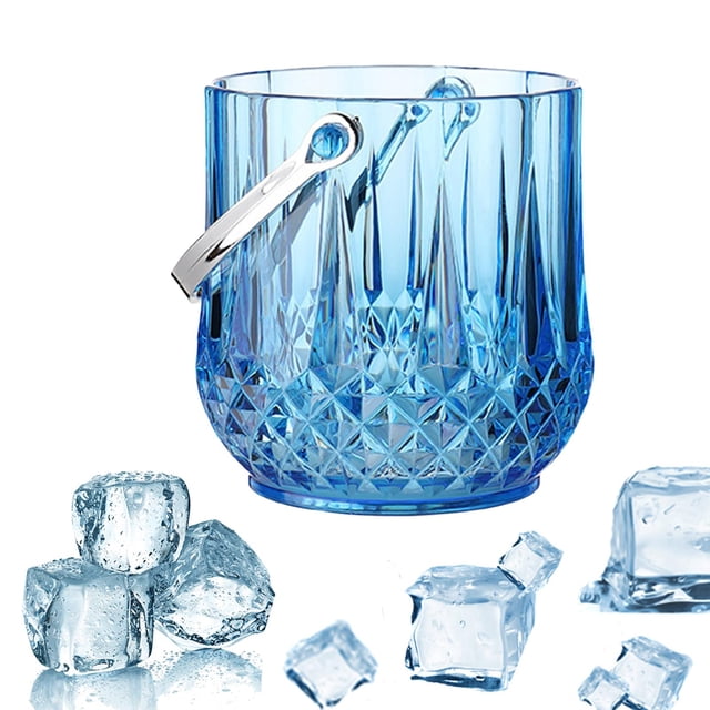Cubo de hielo, cubo de vino con asa, enfriador de vino de cerveza de champán, cubo enfriador de bebidas para botellas de cerveza, botella de Macarena Cubeta de hielo