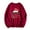 Red, variant on Tetras Fall Sweatshirts for Women,Women's Christmas Printing Solid Loose Long Sleeve Top Sweatshirt