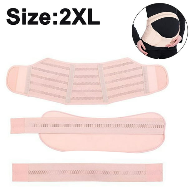Faja para el vientre de apoyo para el embarazo, cinturón de apoyo, cinturón abdominal y cinturón de embarazo para la pelvis, el abdomen, la espalda, la ciática Adepaton 221293-6