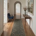 thumbnail image 5 of GENIMO 8'x10' Persian Rug for Living Room, Large Machine Washable Non Slip Low Pile Area Rug for Bedroom Dining Room, Dusty Teal, 5 of 7