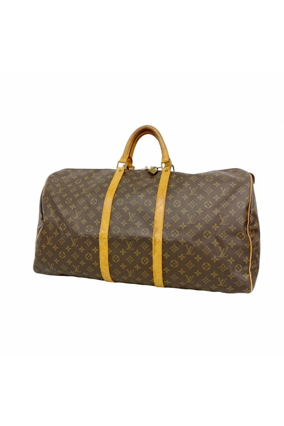 Pre-Owned Louis Vuitton Bags - Boston Monogram Keepall 60 M41422 Brown Men's & Women's