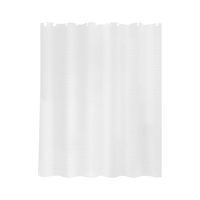 Crochets de Rideau de Douche, Double Face Couleur Unie à Pois, Rideau de Douche Imperméable Anti-Moisissure Sans Perçage