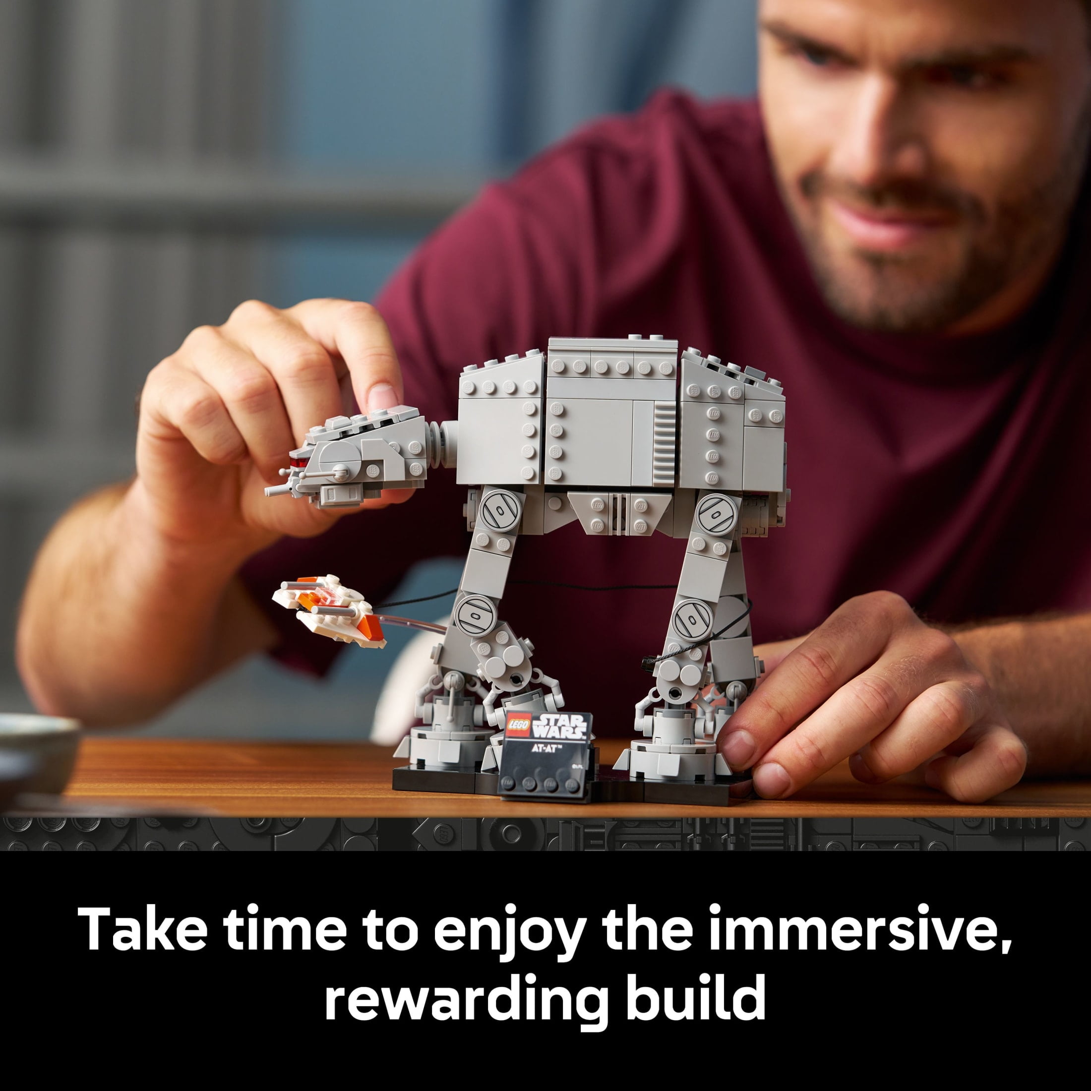 LEGO Star Wars AT-AT Walker - Collectible Building Set for Adults, Ages 18+ - Fathers Day Gift - Room Decor for Office, Bedroom, or Book Shelf - Activity for Men, Women, & Movie Fans - 75440