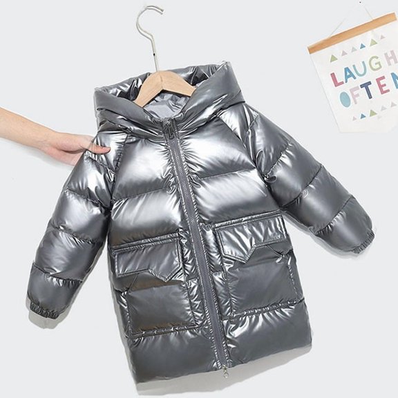 Boys Jackets Girls Winter Coats Children Jackets Baby Thick Long Coat Kids Warm Outerwear Hooded Coat Snowsuit Overcoat Clothes