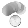 thumbnail image 5 of Oraceous 1 Set Cup Coaster with Coaster Holder Stainless Steel Round Shaped Anti- Scalding Coasters Mat for Home Table Protection ( Silver ), 5 of 11