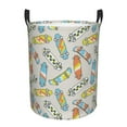 thumbnail image 2 of Goofa Skateboard Printed Circular Hamper,Laundry Basket with Handles,Storage Baskets Foldable,Large Capacity Laundry Hamper-Medium, 2 of 8