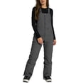 thumbnail image 2 of Womens Snow Bibs Waterproof Insulated Snow Bib Overalls Winter Warm Windproof Snowboard Pants Outdoor Ski Jumpsuit Dark Gray 3XL, 2 of 7