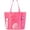 Hot Pink, variant on Giftesty 12.2x9.44x3.38" Large Mesh Beach Tote Bag, Lightweight Clear Net Shoulder Bag for Pool Gym, Travel & Daily Use