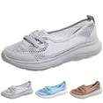 thumbnail image 2 of TOWED22 Women's Shoes Faux Suede Rhinestone Ribbon Square Toe Ballet Flat(Grey,7), 2 of 5