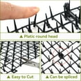 thumbnail image 4 of Cat Scat Mat with Spikes Effective Indoor Cat Repellent Mat Network Digging Stopper for Outdoor Keep Cats Out of Yard Permanently,12in*13ft Cat Deterrent Mat, 4 of 12