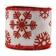 thumbnail image 1 of Visland Christmas Ribbons Colored Ribbon Holiday Ribbon Decorations Rustic Fabric Ribbons Crafters Holiday Ornaments 1Roll/5Yard, 1 of 3