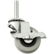 Super Sliders 2" Non-Marking Thermoplastic Rubber Stem Caster 80 lb. Load Capacity. 1 each.