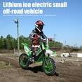thumbnail image 6 of AQSQ Dirt Bike, Rocket Electric Motocross Bike, Off Road Mini Motorcycle, Electric Pocket Motorbike with Mechanical Disc Brakes, 10 Inch Tires, 6 of 7