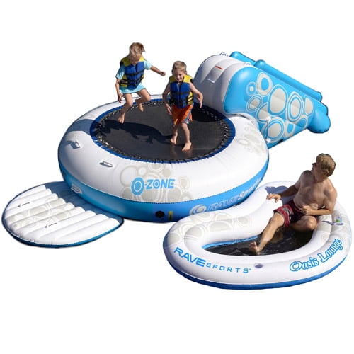 Rave Sport OZone XL Plus Water Bouncer, Blue