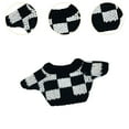 thumbnail image 6 of Kokiya Doll Clothes for 20cm Dolls DIY Birthday Gift Dress up Cute Knitted Clothing Black White, 6 of 9
