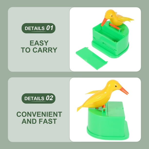 IDEANATEGRATE Caja Dispensadora De Verde Con De Pájaro Para Uso En Camping