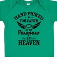 thumbnail image 4 of Inktastic Handpicked for Earth by My Pawpaw in Heaven with Angel Wings Boys or Girls Baby Bodysuit, 4 of 5