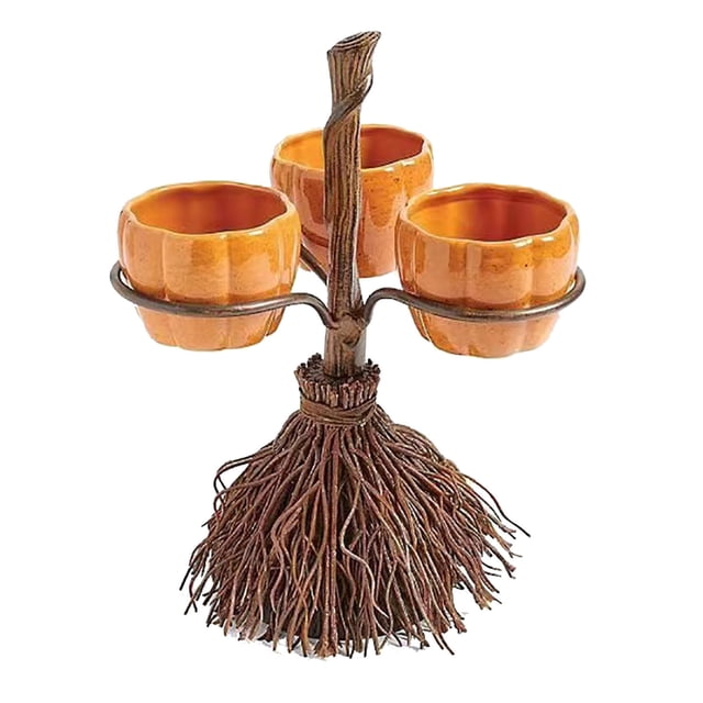 Soporte para cuencos de aperitivos de Halloween, cesta de aperitivos creativa para Halloween, 3/4/6 cuencos