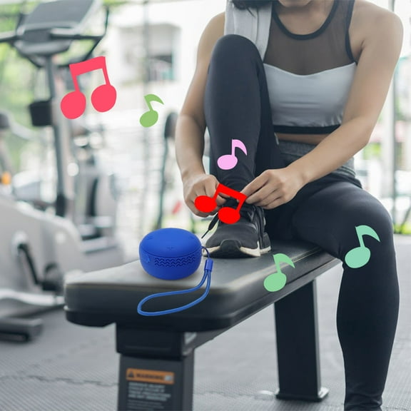 ZFYXGS USB Card Portable Bluetooth Small Speaker, Subwoofer Wireless Connection, Portable Pocket Speaker Wavy Lines Helixs Pattern