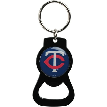 Tech Bottle Opener Keychain - Minnesota Twins Bottle Opener Keychain - Black - No Size